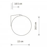 Настенный светильник Nowodvorski Aloe Brass (Cерия Aloe, Цвет Латунь) арт. 10525