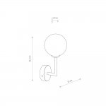 Настенный светильник Nowodvorski Agave Brass (Cерия Agave, Цвет Латунь) арт. 10526