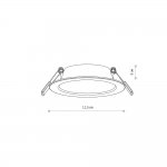 Встраиваемый светильник Nowodvorski Mykonos Led White (Cерия Mykonos Led, Цвет Белый) арт. 10535