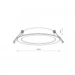 Встраиваемый светильник Nowodvorski Mykonos Led White (Cерия Mykonos Led, Цвет Белый) арт. 10537