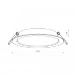 Встраиваемый светильник Nowodvorski Mykonos Led White (Cерия Mykonos Led, Цвет Белый) арт. 10540