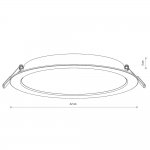 Встраиваемый светильник Nowodvorski Mykonos Led White (Cерия Mykonos Led, Цвет Белый) арт. 10544