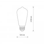 Лампа светодиодная Nowodvorski Vintage Led Transparent (Cерия Vintage Led, Цвет Прозрачный) арт. 10594