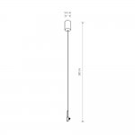 Подвесной комплект для магнитных треков Nowodvorski Lvm Black (Cерия Lvm, Цвет Черный) арт. 10597