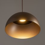 Подвесной светильник Nowodvorski Hemisphere Super S Satine Chocolate (Cерия Hemisphere Super S, Цвет Сатиновый Шоколад) арт. 10618