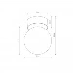 Потолочный cветильник Nowodvorski Kier S Satine Gold (Cерия Kier S, Цвет Сатиновое Золото) арт. 10623