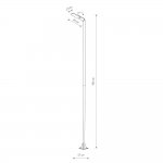 Уличный светодиодный светильник Nowodvorski Pathway Led Black (Cерия Pathway Led, Цвет Черный) арт. 10633