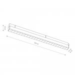 Трековый магнитный светильник Nowodvorski Focus Led Black (Cерия Focus Led, Цвет Черный) арт. 10643