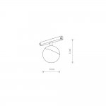 Трековый магнитный светильник Nowodvorski Lid Black (Cерия Lid, Цвет Черный) арт. 10647