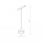 Трековый магнитный светильник Nowodvorski Lvm Slot Black (Cерия Lvm Slot, Цвет Черный) арт. 10654