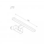 Подсветка для зеркал Nowodvorski Cezanne Led S Black (Cерия Cezanne Led S, Цвет Черный) арт. 10668