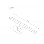 Подсветка для зеркал Nowodvorski Cezanne Led M Black (Cерия Cezanne Led M, Цвет Черный) арт. 10670