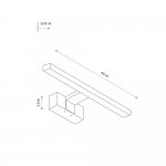 Подсветка для зеркал Nowodvorski Cezanne Led S Chrome (Cерия Cezanne Led S, Цвет Хром) арт. 10680