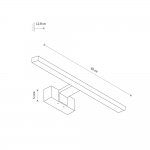 Подсветка для зеркал Nowodvorski Cezanne Led M White (Cерия Cezanne Led M, Цвет Белый) арт. 10684