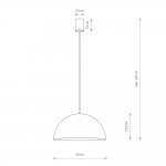 Подвесной светильник Nowodvorski Hemisphere Super S White/Gold (Cерия Hemisphere Super S, Цвет Белый/Золото) арт. 10701