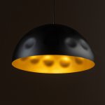 Подвесной светильник Nowodvorski Hemisphere Hit S Black/Satine Gold (Cерия Hemisphere Hit S, Цвет Черный/Сатиновое золото) арт. 10702