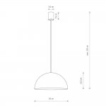 Подвесной светильник Nowodvorski Hemisphere Hit S Black/Satine Gold (Cерия Hemisphere Hit S, Цвет Черный/Сатиновое золото) арт. 10702