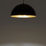 Подвесной светильник Nowodvorski Hemisphere Hit S Black/Satine Gold (Cерия Hemisphere Hit S, Цвет Черный/Сатиновое золото) арт. 10702