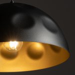 Подвесной светильник Nowodvorski Hemisphere Hit S Black/Satine Gold (Cерия Hemisphere Hit S, Цвет Черный/Сатиновое золото) арт. 10702