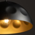 Подвесной светильник Nowodvorski Hemisphere Hit L Black/Satine Gold (Cерия Hemisphere Hit L, Цвет Черный/Сатиновое золото) арт. 10703