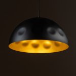 Подвесной светильник Nowodvorski Hemisphere Hit L Black/Satine Gold (Cерия Hemisphere Hit L, Цвет Черный/Сатиновое золото) арт. 10703