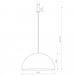 Подвесной светильник Nowodvorski Hemisphere Hit L Black/Satine Gold (Cерия Hemisphere Hit L, Цвет Черный/Сатиновое золото) арт. 10703
