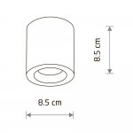 Потолочный cветильник Nowodvorski Ceara White (Cерия Ceara, Цвет Белый) арт. 10715