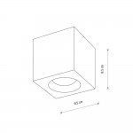 Потолочный cветильник Nowodvorski Parana White (Cерия Parana, Цвет Белый) арт. 10719