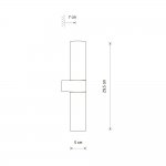 Настенный светильник Nowodvorski Natalie Black (Cерия Natalie, Цвет Черный) арт. 10728