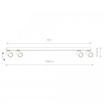 Накладной светильник спот Nowodvorski Fourty Surface IV Black (Cерия Fourty Surface IV, Цвет Черный) арт. 10739