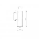 Настенный светильник Nowodvorski Fourty Wall S Brass/Black (Cерия Fourty Wall S, Цвет Латунь/Черный) арт. 10748