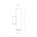 Настенный светильник Nowodvorski Fourty Wall M Brass/Black (Cерия Fourty Wall M, Цвет Латунь/Черный) арт. 10754