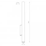 Настенный светильник Nowodvorski Fourty Wall XL Black (Cерия Fourty Wall XL, Цвет Черный) арт. 10759