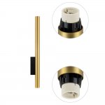 Настенный светильник Nowodvorski Fourty Wall XL Brass/Black (Cерия Fourty Wall XL, Цвет Латунь/Черный) арт. 10760