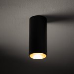 Потолочный cветильник Nowodvorski Mono S Black/Brass (Cерия Mono S, Цвет Черный/Латунь) арт. 10779