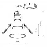 Встраиваемый светильник Nowodvorski Cup Black (Cерия Cup, Цвет Черный) арт. 10789