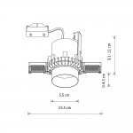 Спот встраиваемый Nowodvorski Mono Slide Trimless White (Cерия Mono Slide Trimless, Цвет Белый) арт. 10802