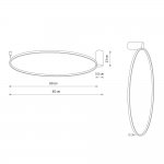 Настенно-потолочный светильник Nowodvorski Circolo Led M Black (Cерия Circolo Led M, Цвет Черный) арт. 10815