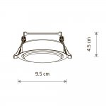 Встраиваемый светильник Nowodvorski Uno S Black (Cерия Uno S, Цвет Черный) арт. 10841