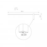 Настенный светильник Nowodvorski Motive Led M Black (Cерия Motive Led M, Цвет Черный) арт. 10852