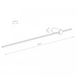 Настенный светильник Nowodvorski Saber Led L Black (Cерия Saber Led L, Цвет Черный) арт. 10854