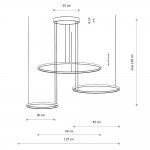 Подвесная люстра Nowodvorski Circolo Led Black (Cерия Circolo Led, Цвет Черный) арт. 10867