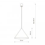 Подвесной светильник Nowodvorski Zenith L Gray (Cерия Zenith L, Цвет Серый) арт. 10872