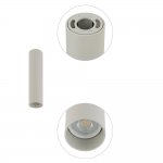 Потолочный cветильник Nowodvorski Fourty S Gray (Cерия Fourty S, Цвет Серый) арт. 10883