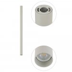 Потолочный cветильник Nowodvorski Fourty M Gray (Cерия Fourty M, Цвет Серый) арт. 10886