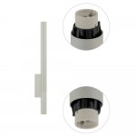 Настенный светильник Nowodvorski Fourty Wall XL Gray (Cерия Fourty Wall XL, Цвет Серый) арт. 10892