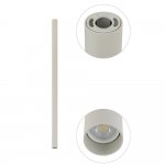 Потолочный cветильник Nowodvorski Fourty L Gray (Cерия Fourty L, Цвет Серый) арт. 10895