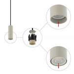 Подвесной светильник Nowodvorski Fourty S Gray (Cерия Fourty S, Цвет Серый) арт. 10900