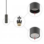 Подвесной светильник Nowodvorski Fourty S Gray (Cерия Fourty S, Цвет Серый) арт. 10901