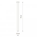 Встраиваемый светильник Nowodvorski Laser 750 Satine Copper (Cерия Laser 750, Цвет Сатиновая Медь) арт. 10911